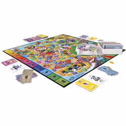 The Game of Life Game, Family Board Game for 2 to 4 Players, for Kids Ages 8 and Up, Includes Colourful Pegs