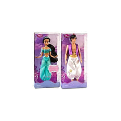 Disney Store Featuring Princess Jasmine & Prince Aladdin 12" Dolls