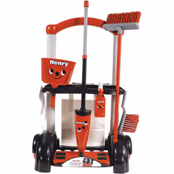 Casdon 630 Henry Cleaning Trolley, Red
