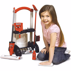 Casdon 630 Henry Cleaning Trolley, Red