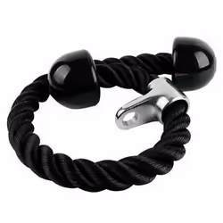Bicep Tricep Ropes Pull Down Rope Cable Attachment Handle Bodybuilding