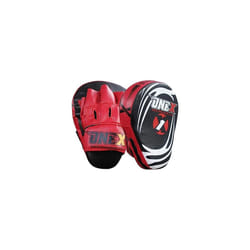 Boxing Focus Pads Punching Mitts Punch Curved Pads - RED / BLACK