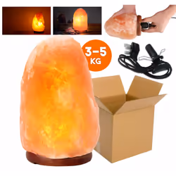 Straame Salt Lamp Himalayan Rock CRYSTAL LAMP PURE NATURAL - 3-5KG