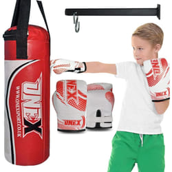 40cm Punch Bag Kids Junior Toy MMA Boxing Set - RED
