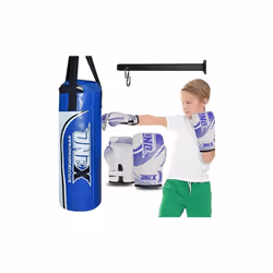 40cm Punch Bag Kids Junior Toy MMA Boxing Set - BLUE