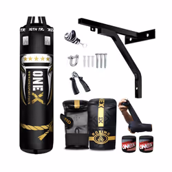 Boxing Punch Bag Punching Gloves MMA Kickboxing - 4ft - 13Pcs Punch Bag