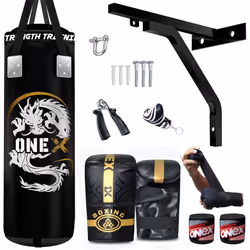Boxing Punch Bag Punching Gloves MMA Kickboxing - 3ft - 13Pcs Punch Bag
