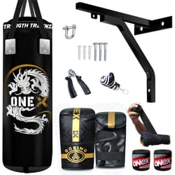 Boxing Punch Bag Punching Gloves MMA Kickboxing - 3ft - 13Pcs Punch Bag