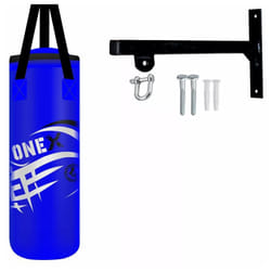 2ft Kids Punch Bag with Hanging Wall Bracket set for punching training