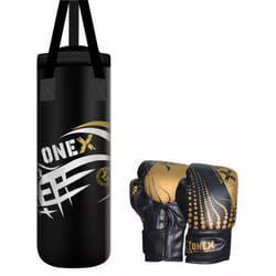 2ft Punch Bag Boxing Gloves 4oz Set Perfect for Training, Kickboxing