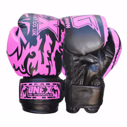 Kids Boxing Gloves 6oz Junior Training & punching - 6oz blk pink