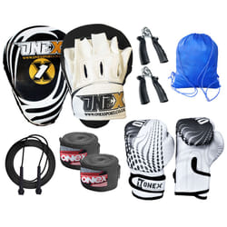 Kids Boxing Gloves Target Focus Pads Gym Exercise Punch Training Set