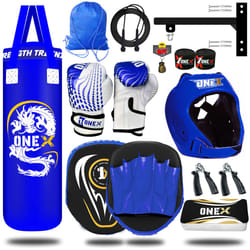 Boxing Set 3ft Hanging Punch Bag Junior Punching Training Set