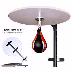 Adult Platform With Boxing Speed Ball Swivel Stand Workout Fitness