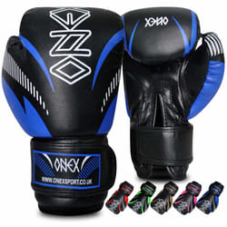 Junior Boxing Gloves MMA Sparring punching Gloves - Blue