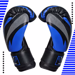 Junior Boxing Gloves MMA Sparring punching Gloves - Blue
