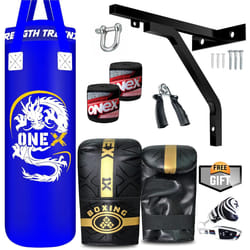 Boxing Bag 3ft Junior Kickboxing Set - Blue