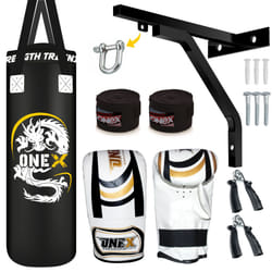 Boxing Bag 3ft Junior Kickboxing Set - Black
