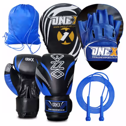 Boxing Gloves 6oz Adult Focus Pad Drawstring Bag Skipping Rope