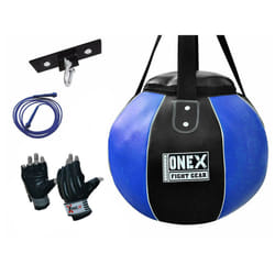 Round Boxing Punch Bag Hanging  Punching MMA Training Kick Pad