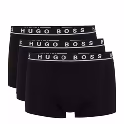 HUGO BOSS Stretch Cotton Boxer Trunks, Pack of 3 - medium