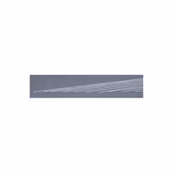 EverGreen EVG131 0.03 x 0.03 in. Styrene Strips Railroad Scratch Building Supply, White