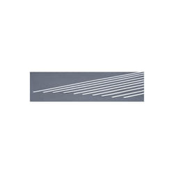 EverGreen EVG136 0.30 x 0.125 in. Styrene Strips Railroad Scratch Building Supply, White