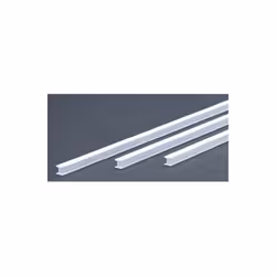 EverGreen EVG286 0.19 in. - 4.8 mm H Column Styrene Railroad Scratch Building Supply, Opaque White