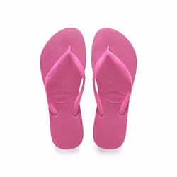 Havaianas Slim Flip Flops Women Summer Beach Pool Sandals in Hollywood Rose Fuchsia 4000030 0064 [UK 3/4 / BR 35/36]