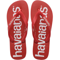 Havaianas Top Logomania Mens Flip Flops - 9/10 UK, Ruby Red