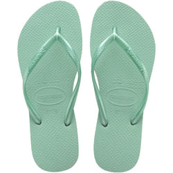 Havaianas Slim Girls Flip Flops - 13K, Green Dew