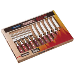 Tramontina Churrasco 21199-703 flatware set 12 pc(s) Red, Silver