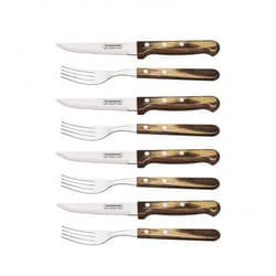 Tramontina 7891112214033 flatware set 8 pc(s) Stainless steel, Wood