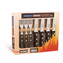 Tramontina 7891112214033 flatware set 8 pc(s) Stainless steel, Wood