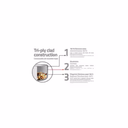 Tramontina Grano 24cm 3-ply Stainless Steel Stock Pot