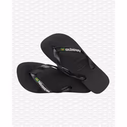 Havaianas Brasil Logo Female Black - Additional view 4