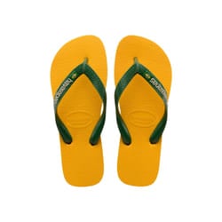 Havaianas Brasil Logo Female Green, Yellow