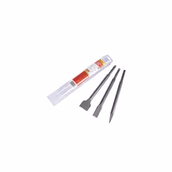 SDS Plus Chisel Set - 3 Piece KCPK03 Ideal Quality Wide Flat and Point Chisels - for Masonry Concrete Bricks Rotary Hammer Ac ...