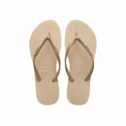 Havaianas Slim, Female, Adult, Flip-flops, Rose gold, Monochromatic, Flat heel