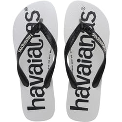 Havaianas Top Logomania Mens Flip Flops - 11/12 UK, White