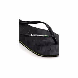 Havaianas - Slim Brasil Logo, Comfortable, Durable, and Lightweight Flip-Flops, Tribute to Brazil, Flag on Straps and Sole, Women