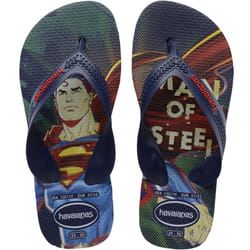 Havaianas Boys Kids Max Herois Summer Beach Holiday Sandals Flip Flops - 13K UK, Blue/Navy