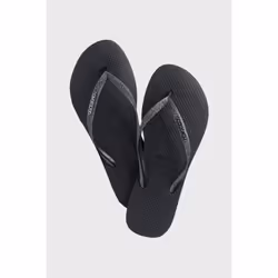 HAVAIANAS kids slim glitter strap flip flops - KIDS UK 10/11, BLACK