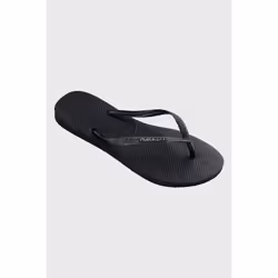 HAVAIANAS kids slim glitter strap flip flops - KIDS UK 10/11, BLACK