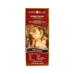Surya Brasil, Henna Cream, Hair Color for Grey Coverage, Dark Brown