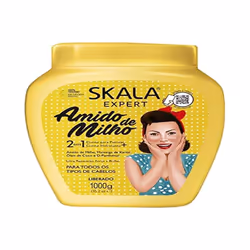 Skala - Linha Expert - Creme de Tratamento 2 em 1 Amido de Milho 1 Kg - (Expert Collection - Corn Starch 2 in 1 Treatment Cre ...