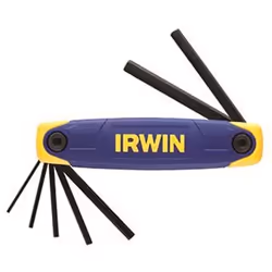 IRWIN T10767, Fold up torx key, T10, T15, T20, T25, T27, T30, T40, T9, Black, Blue, Yellow, Chromium-vanadium steel, Plastic, ...