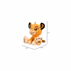 Disney PELUCIA Simba Big FEET TOP Toy Multicolor