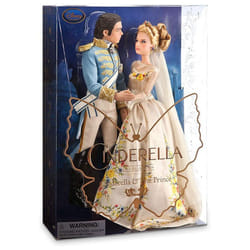 Cinderella & Prince Charming Wedding Doll Set 11" Action Film 2015.