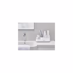 EasyStore Bathroom Storage Caddy Organiser for bathroom accessories GreyWhite